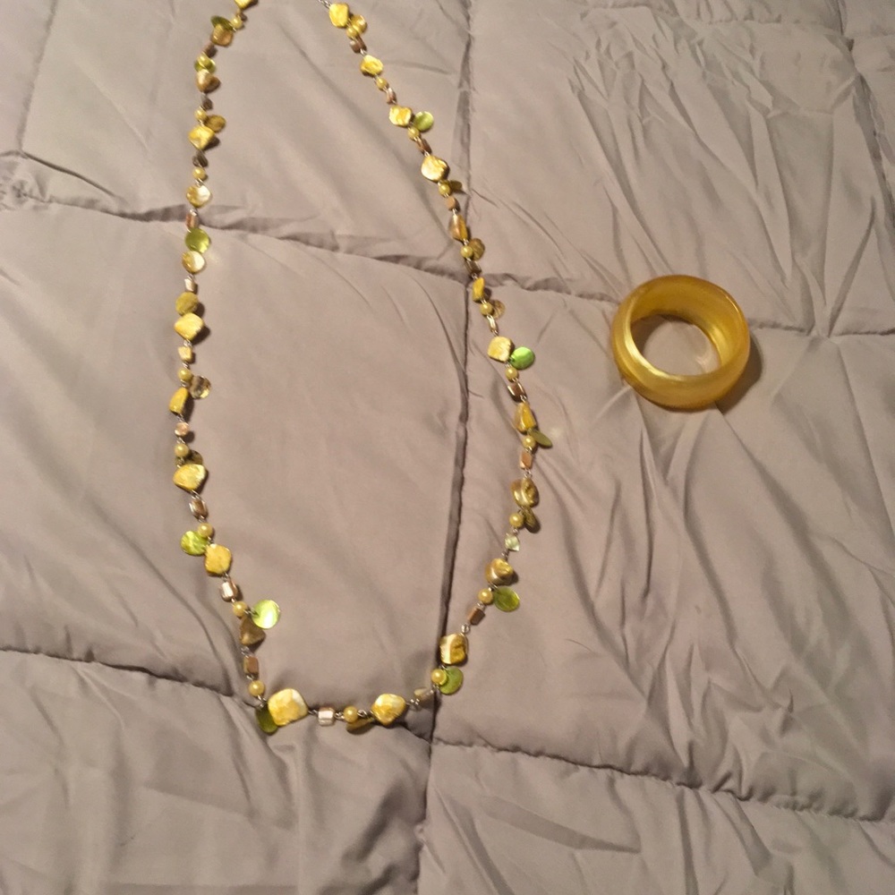Necklace with matching bracelet